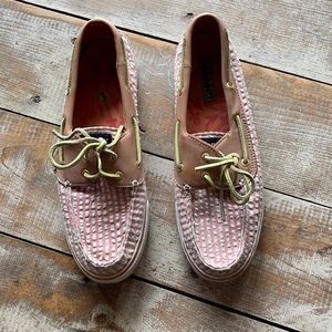 Pine Stripe Sperry Top Sider